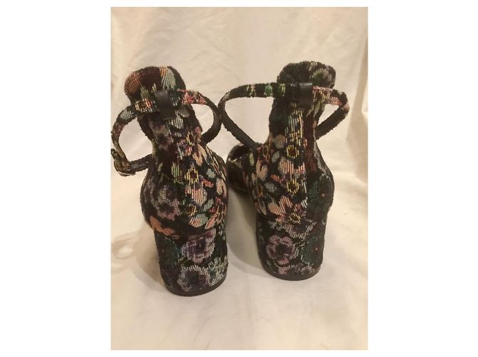 Sandro Jacquard Pumps Mandelform Schwarz Multicolor Mehrfarben - Ansicht 4