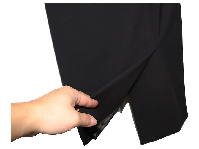 Falda gris de lana Hugo Boss Black Label - vista 2