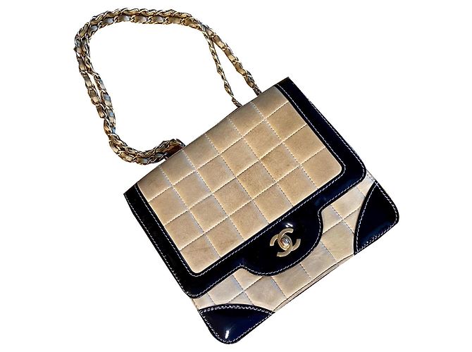 Chanel Tasche Schwarz Beige - Ansicht 2