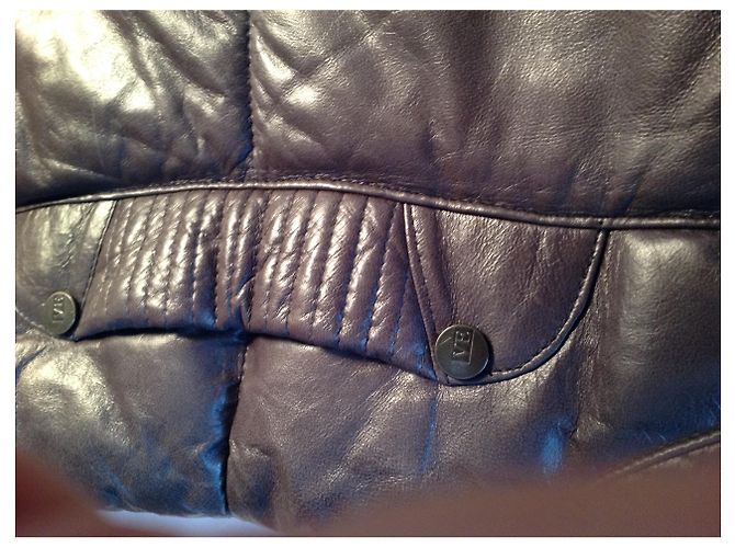 Ventcouvert Chaqueta acolchada de piel de cordero ,,capucha de piel de séquito Gris pardo - vista 4