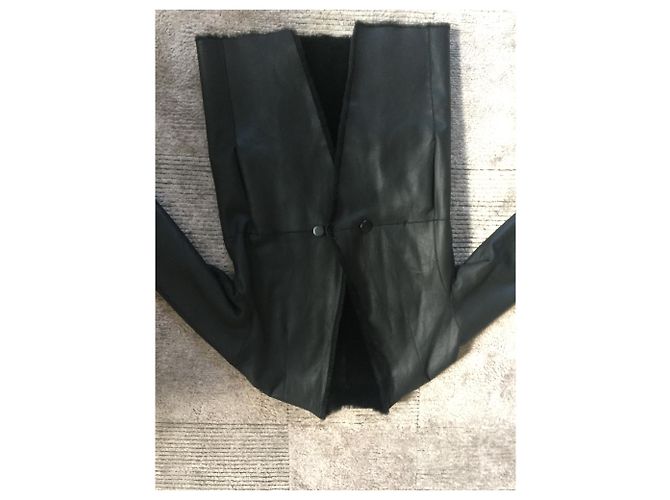 Autre Marque DER RUF - Reversible Shearling Coat Schwarz - Ansicht 4