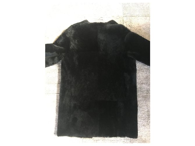 Autre Marque DER RUF - Reversible Shearling Coat Schwarz - Ansicht 7