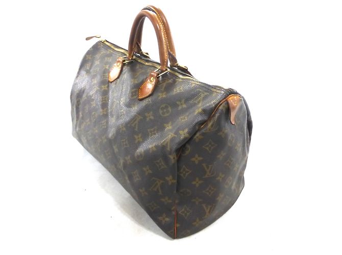 Louis Vuitton Speedy 40 Monogram Marrone Pelle - vista 16