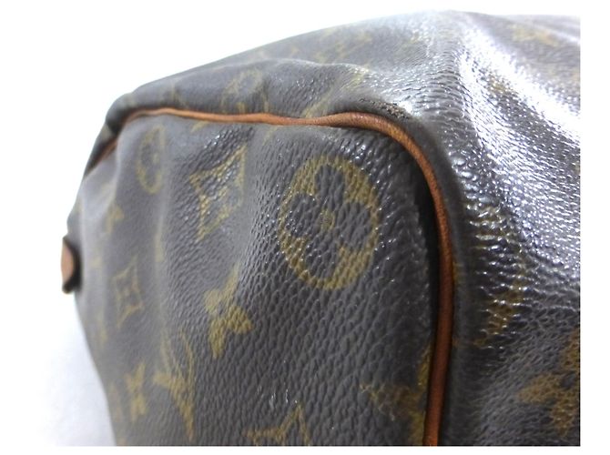 Louis Vuitton Speedy 40 Monogram Marrone Pelle - vista 18