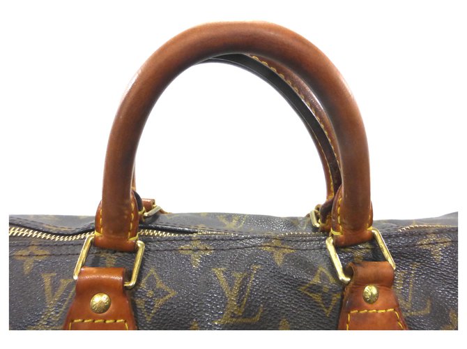 Louis Vuitton Speedy 40 Monogram Marrone Pelle - vista 8