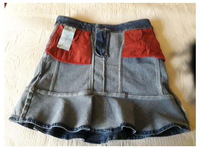 Liu.Jo Minigonna Lui Jo in denim blu con borchie - vista 6
