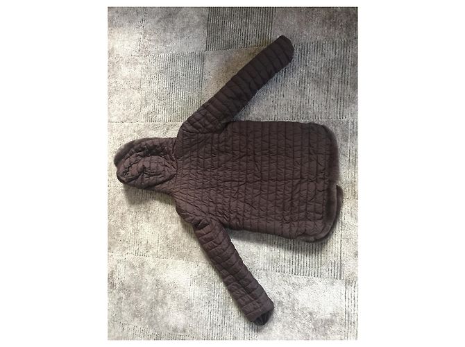 Autre Marque The RUF - Reversible Rex & Puffer Brown Abrigo con capucha Castaño - vista 7