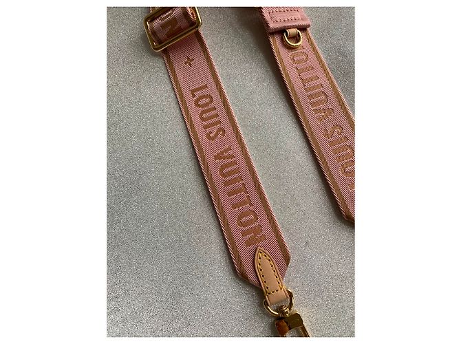 Louis Vuitton Tracolla per chitarra rosa - vista 2