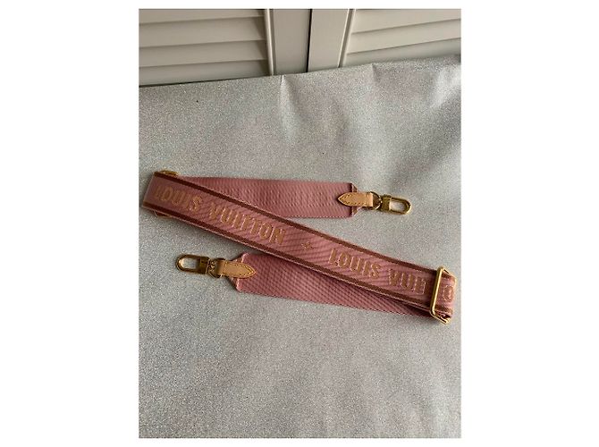 Louis Vuitton Tracolla per chitarra rosa - vista 4