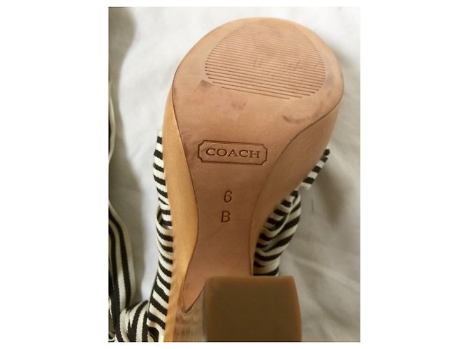 Coach Sandals with tie ribbon - view 4
