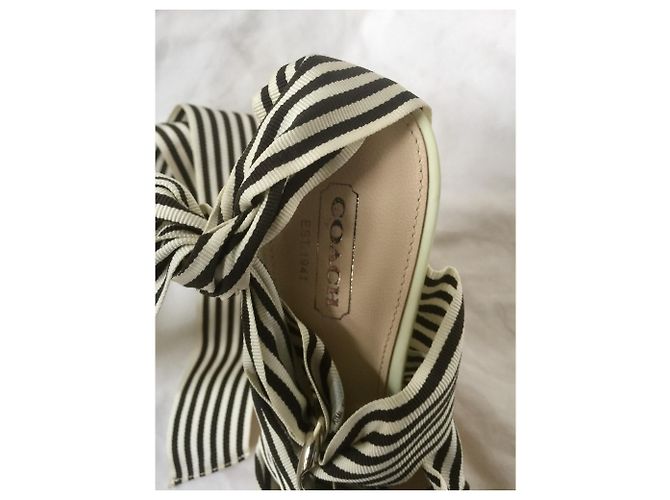 Coach Sandals with tie ribbon - view 6