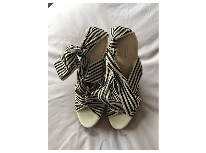 Coach Sandals with tie ribbon - view 8