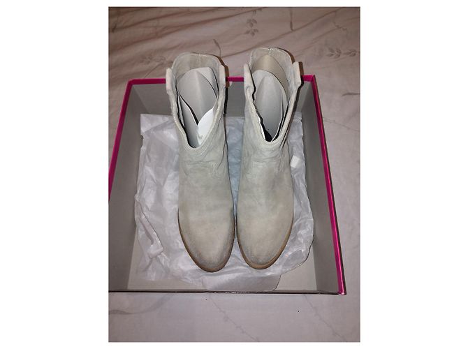 Botines de ante beige MINELLI T 39 - vista 6