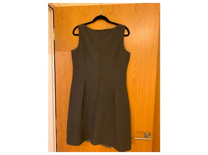 Red Valentino Wollkleid Grau Anthrazitgrau - Ansicht 2