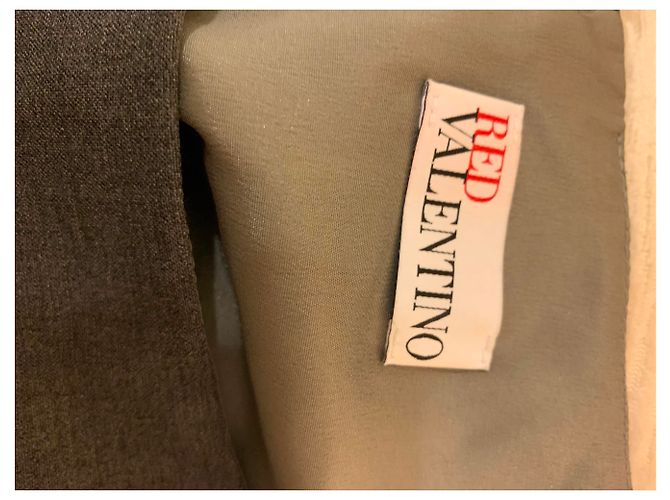 Red Valentino Wollkleid Grau Anthrazitgrau - Ansicht 3