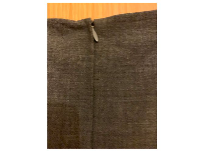 Red Valentino Wollkleid Grau Anthrazitgrau - Ansicht 4