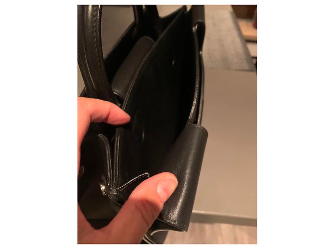 Borsa a mano Dior Diorever in pelle nera Nero - vista 6