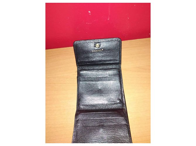 Chanel Black Leather Wallet - view 3