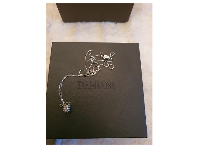 Colar Damiani em ouro branco e diamantes Prata - vista 4