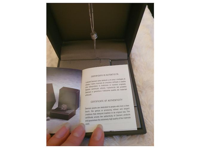 Colar Damiani em ouro branco e diamantes Prata - vista 5