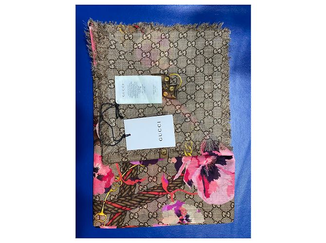 GUCCI FLORAL SCHAL NEU - Ansicht 3