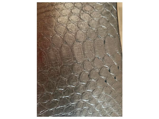 Christian Dior Python Clutch Tasche Grau - Ansicht 5
