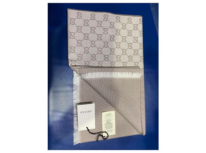 écharpe gucci beige neuf - vue 5