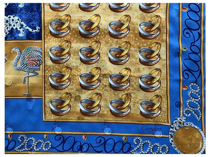 Cartier Sciarpa 90 X 90 centimetro - vista 4