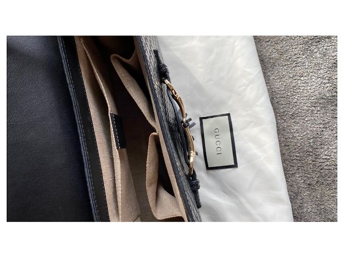 Borsa Gucci Emily in pelle Guccissima nera Nero - vista 4