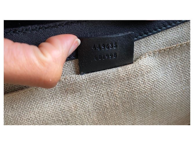 Borsa Gucci Emily in pelle Guccissima nera Nero - vista 5