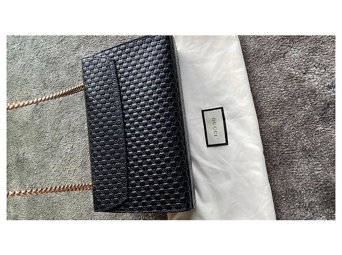 Borsa Gucci Emily in pelle Guccissima nera Nero - vista 6