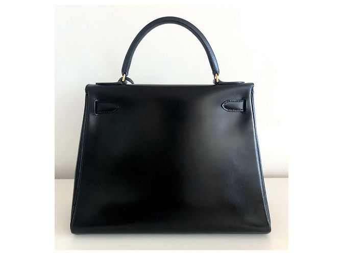 Hermès hermes kelly 28 Scatola nera Nero - vista 3