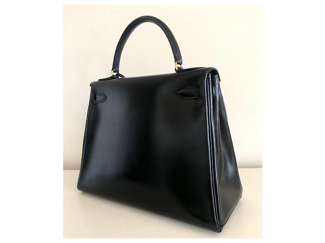Hermès hermes kelly 28 Scatola nera Nero - vista 5