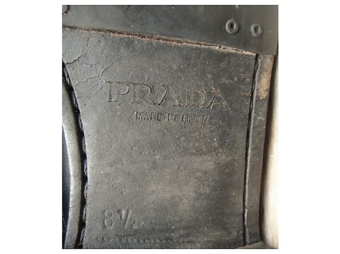 Stivali da uomo Prada p 42,5 Nero - vista 8