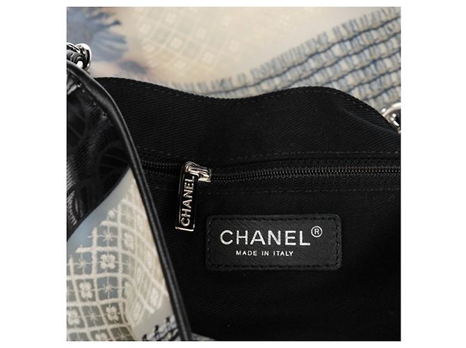 Timeless Chanel Classic Jumbo nuovo in patchwork di PVC, pelle e tweed Multicolore - vista 11