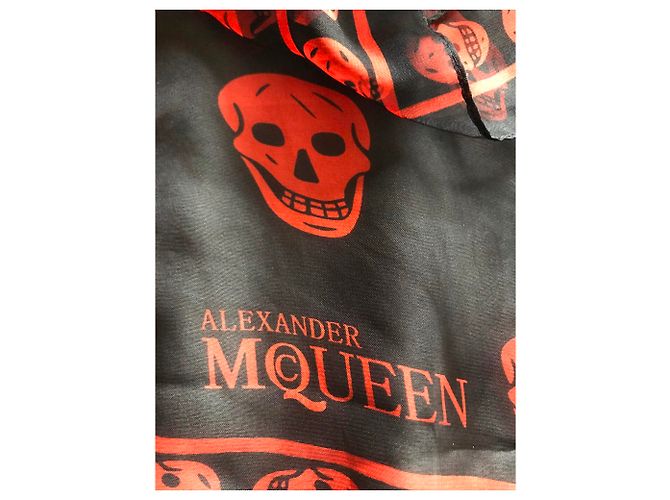 Alexander McQueen Crânio cachecol de chiffon - Ansicht 2
