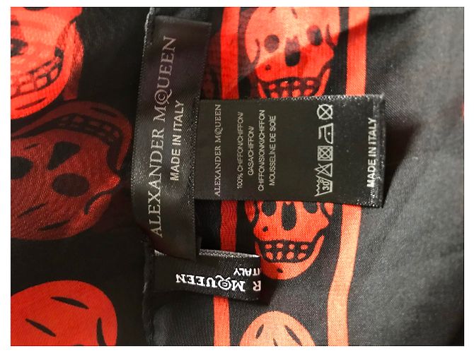 Alexander McQueen Crânio cachecol de chiffon - Ansicht 3