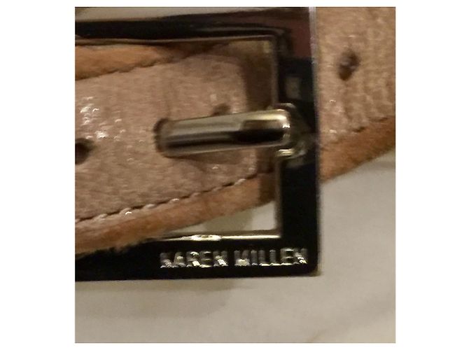 Karen Millen Sling back taupe con nappine - vista 10