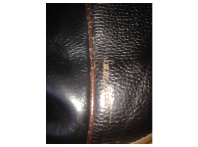 Autre Marque Bottes Sonora en cuir noir - vue 3