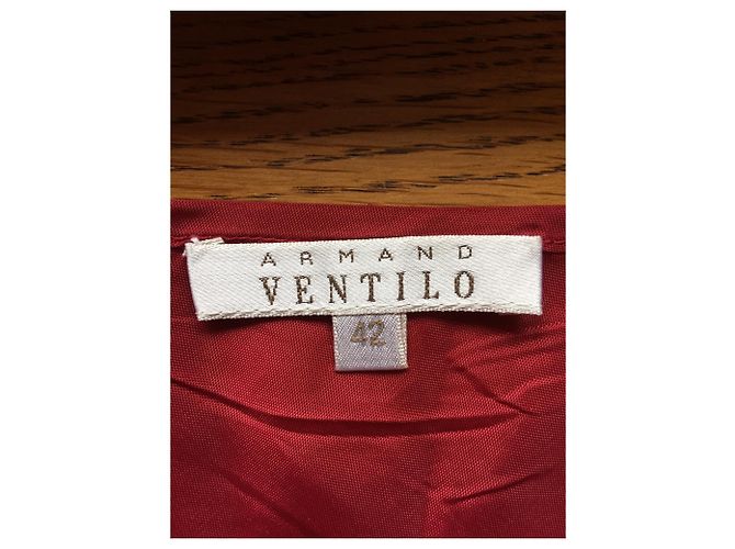 Armand Ventilo vestido vermelho - vista 4