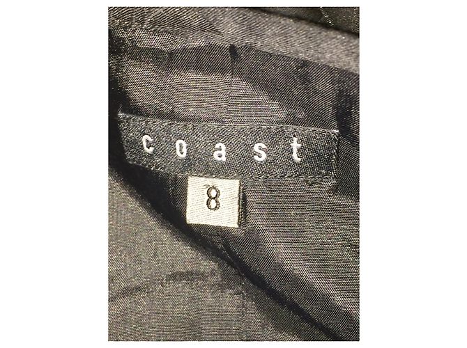 Coast Falda de brocado con bordado de perlas Negro - vista 4