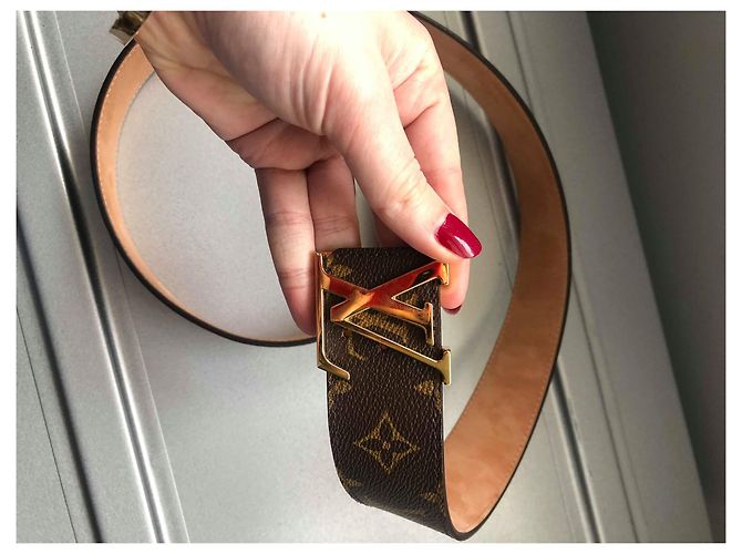 Louis Vuitton cinture Marrone scuro - vista 4