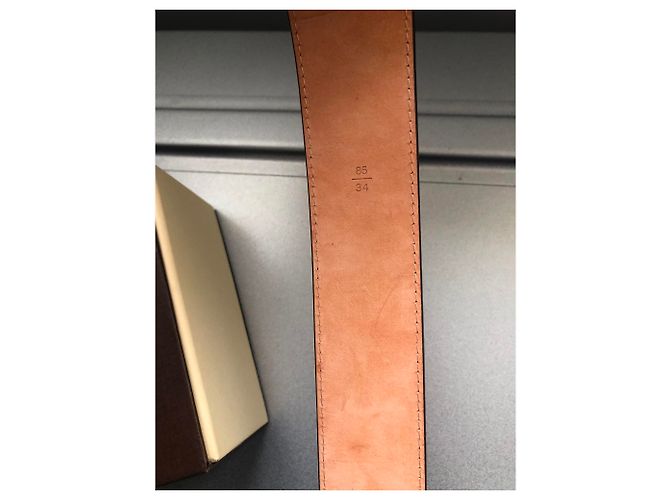 Louis Vuitton cinture Marrone scuro - vista 7
