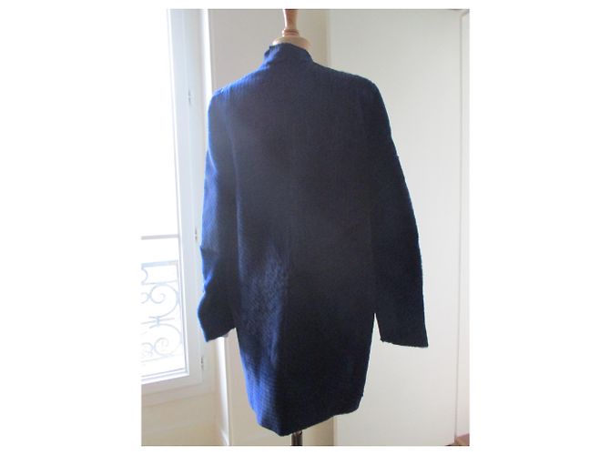 Sprung Frères Abrigo de oveja estampado, taille m. Azul - vista 3
