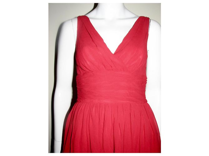 Vestido Temperley London de crepe de seda rojo Roja - vista 5
