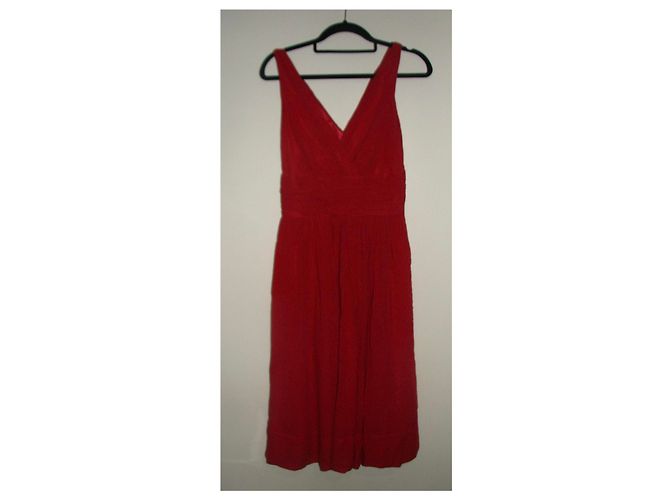 Vestido Temperley London de crepe de seda rojo Roja - vista 6