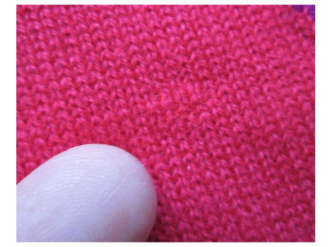 Ballantynes Strickwaren Pink Roh Fuschia - Ansicht 7