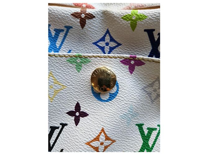 Magnífico bolso modelo Louis Vuitton Rift Blanco Multicolor - vista 12