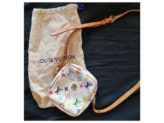 Magnífico bolso modelo Louis Vuitton Rift Blanco Multicolor - vista 2