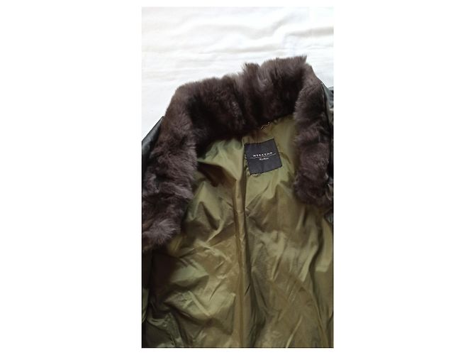 Giacca piumino Weekend Max Mara verde mimetico Cachi - vista 4